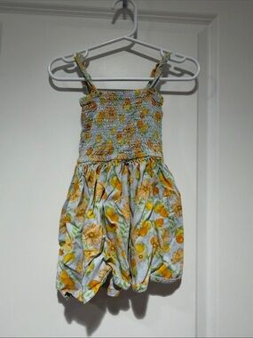 Vince Camuto Yellow Floral Smocked Skort